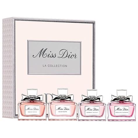 miniature parfum dior|miss dior mini gift set.